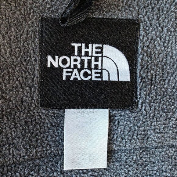 Vintage The North Face Womens XS Vest Denali Fleece Black Gray Zipper Jacket - Picture 9 of 12